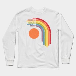 LGBT Pride Flag Colors Meaning Long Sleeve T-Shirt